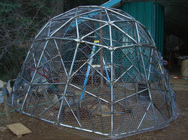 The new chicken coop almost finished The new chicken coop almost finished